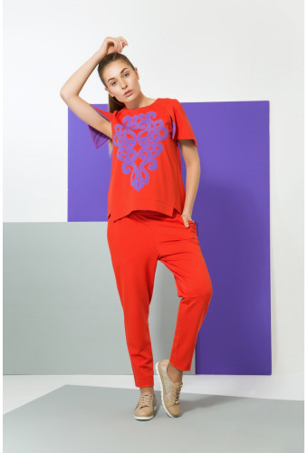 Костюм спортивный EASE коралловый