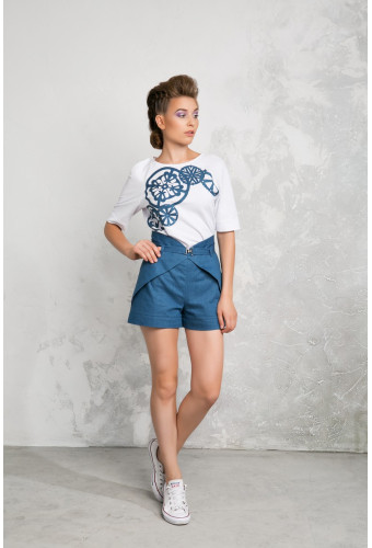 Шорты IDEALITY джинсовые светлые