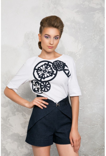 Шорты IDEALITY  джинсовые темные