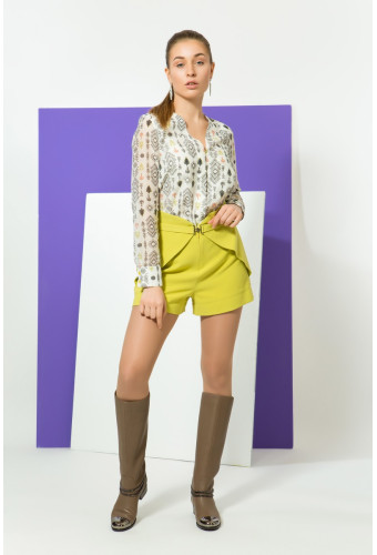 Шорты IDEALITY цвета «лайм» 