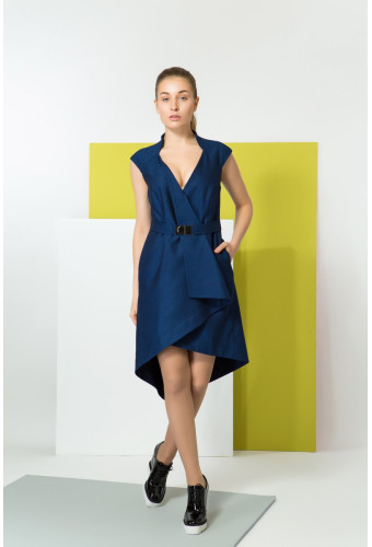 Платье CHIC синее 