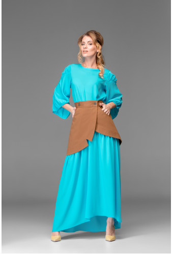 Юбка "горчица"