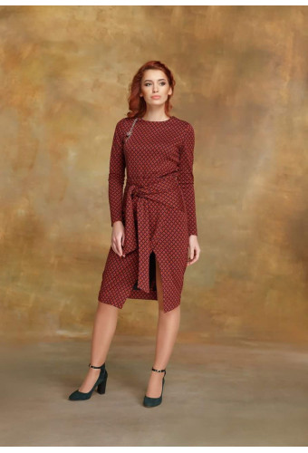 Костюм-двойка терракотовый