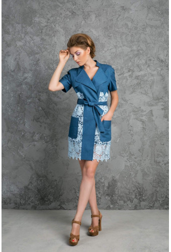 Платье-накидка короткое