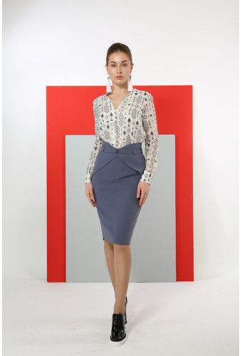 Юбка NOVEL темно-серая 